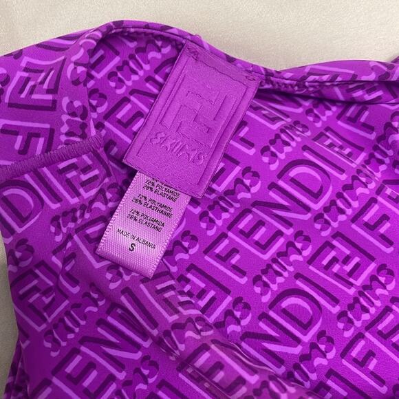 Skims x Fendi High Neck Bodysuit/Colorado Sz Small - Picture 5 of 5
